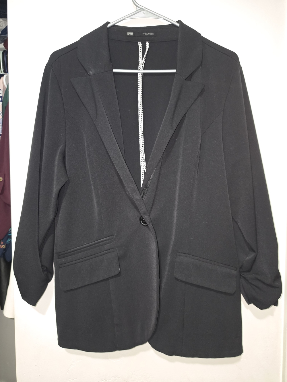 Maurices Black Single-Button Women's Blazer